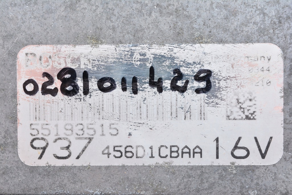 фото №3, Бортовой компьютер набор alfa romeo оригинальный номер 0281011429