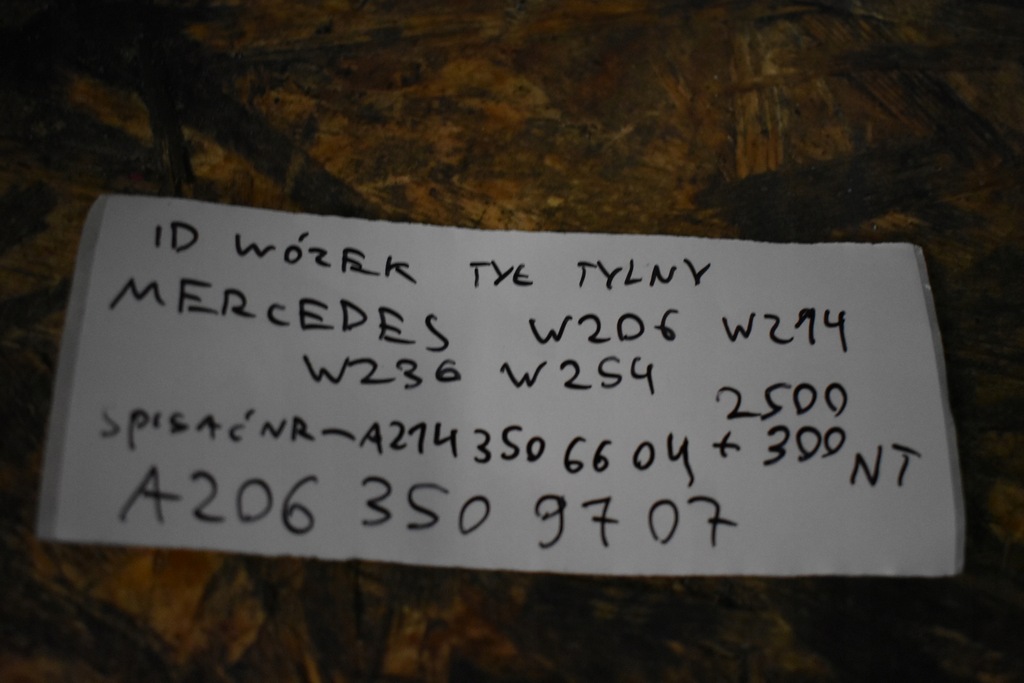 фото №6, Idealny подрамник задняя задний mercedes w206 w214 w236 w254 1