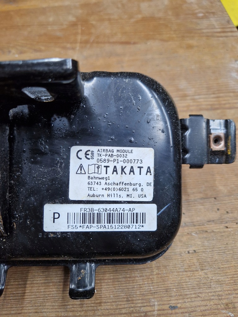 фото №7, Подушка воздушная подушка безопасности пассажира панели ford mustang vi 2015- 3 pin