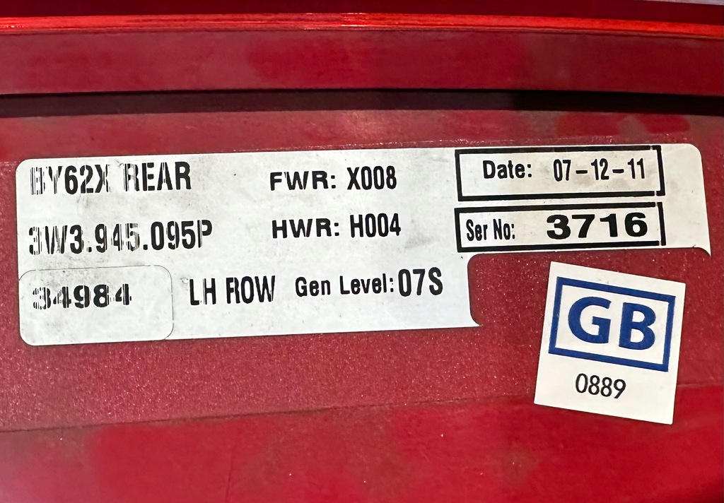 фото №6, Bentley continental gt gtc задня лампа lh 3w3945095p