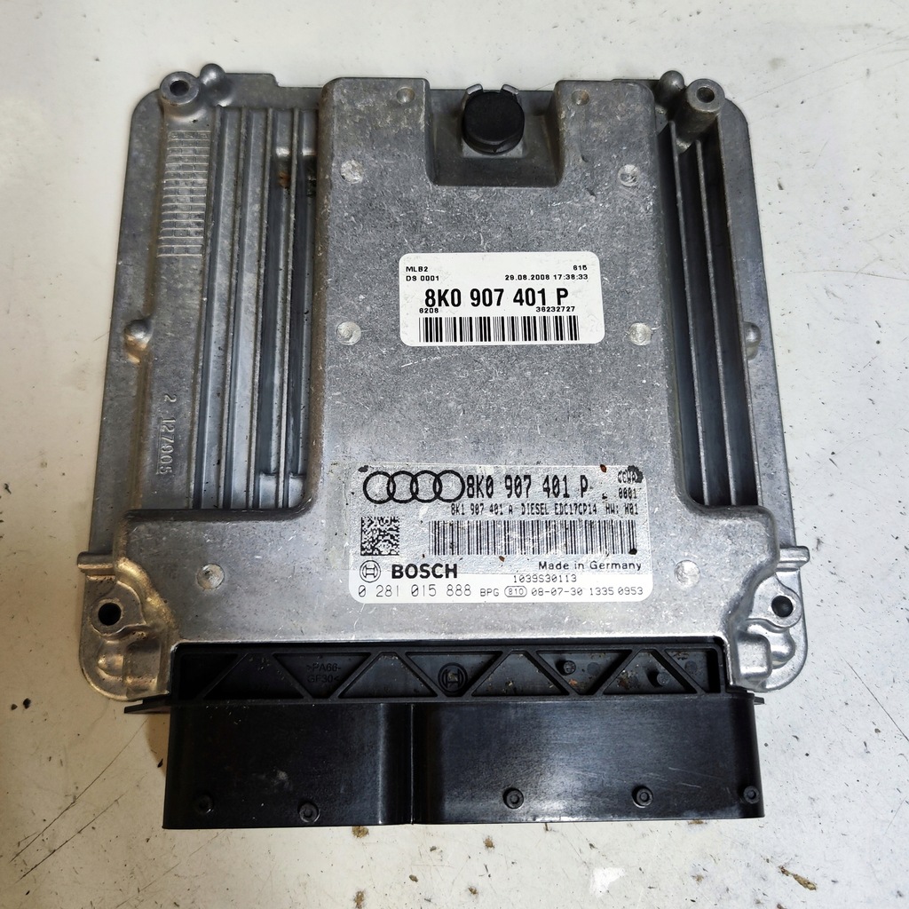фото №1, Audi a4 b8 3.0 блок керування двигуна 8k0907401p