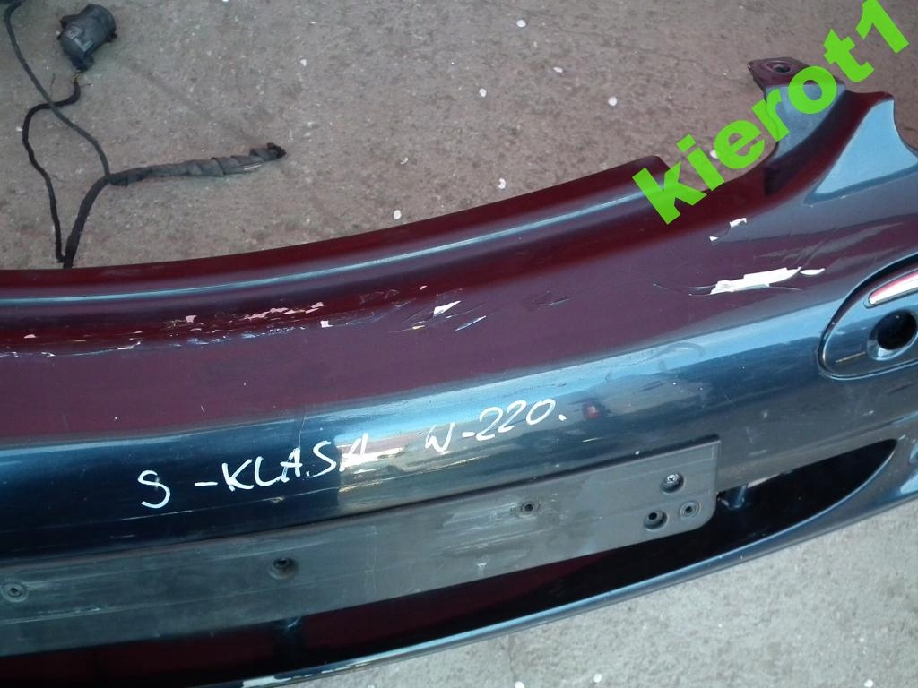 фото №2, Mercedes s-klasa w220 przed liftem бампер