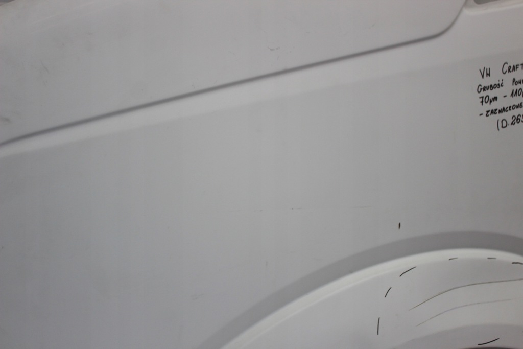 фото №13, Volkswagen crafter крила лівий перед передній білий lak 70-110
