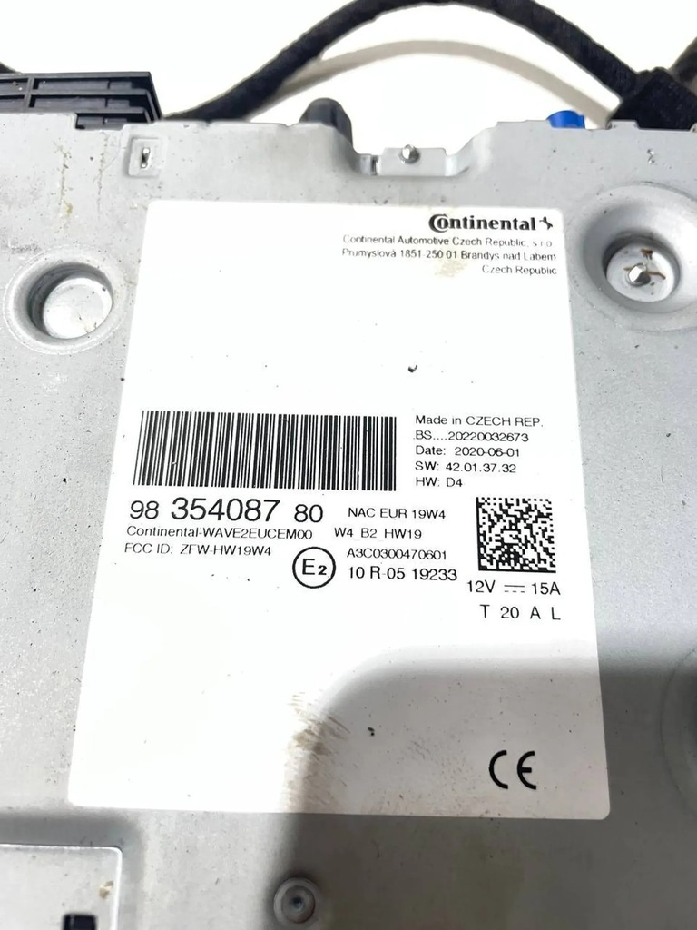 фото №8, Радио дисплей комплект навигация partner iv 4 berlingo rifter 9835408780