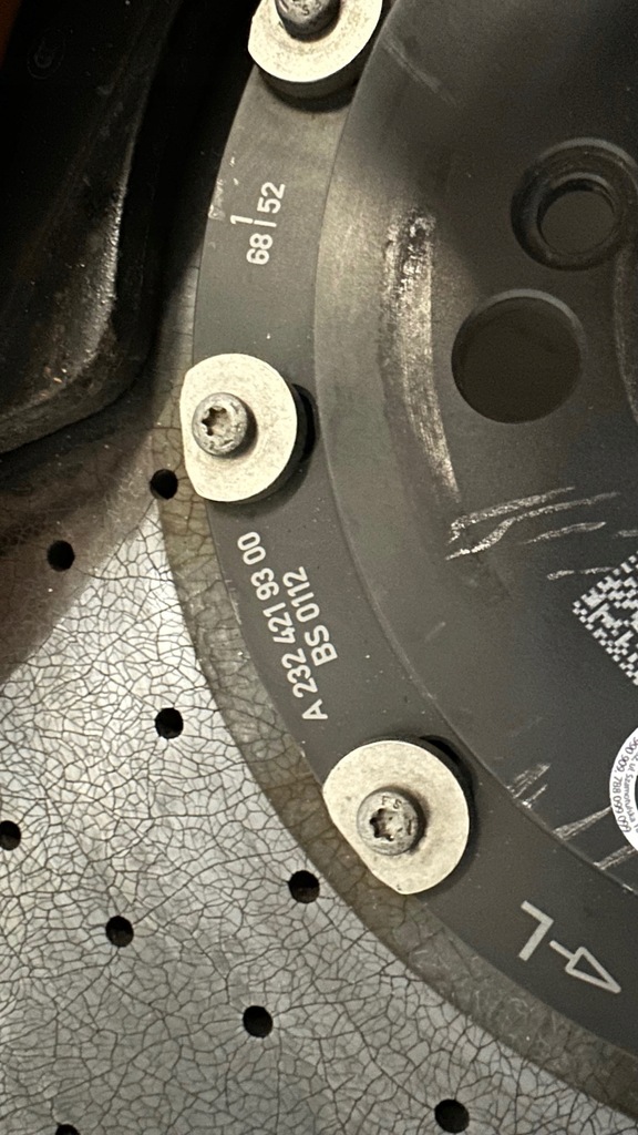 фото №9, Mercedes sl 232 r232 тормозные диски тормозные суппорты комплект карбон керамический 63 amg