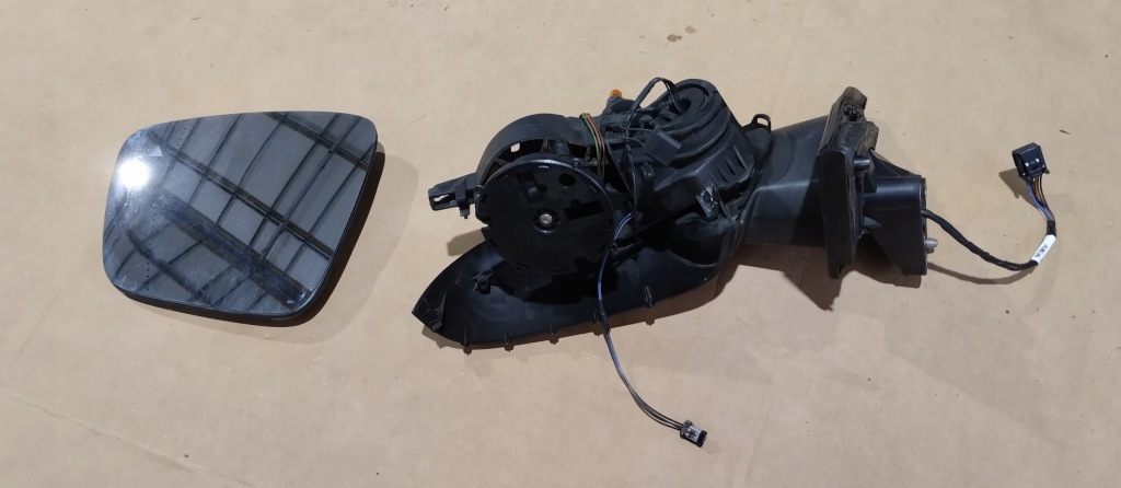 Зеркало левая renault kangoo iii iv 2023r 8 pin + вкладыш Цена
