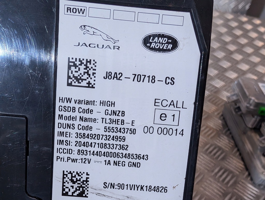 фото №7, Land rover range rover velar l560 модуль блок управления j8a2-70718-cs