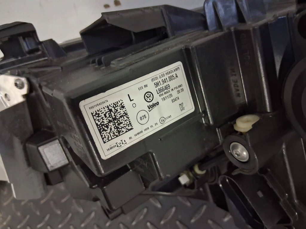 фото №10, Лампа лівий i правий перед full led vw golf viii fl 5h1941005a/5h1941006a