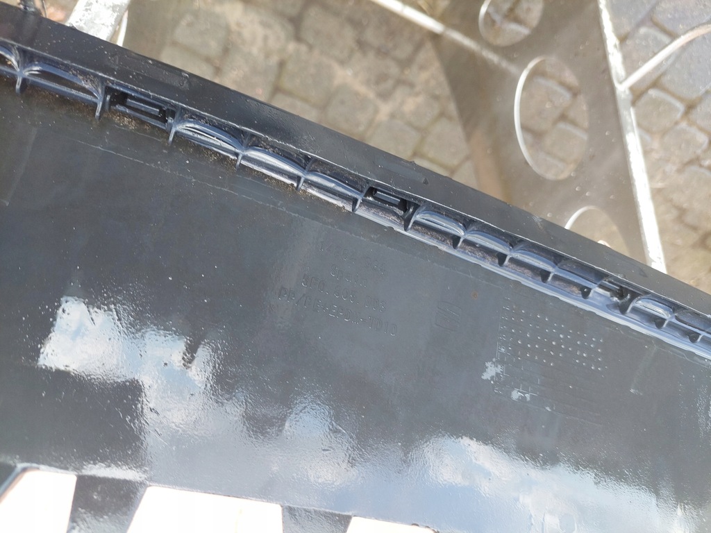 фото №7, Накладка-спойлер спойлер накладка бампер перед передній seat leon iii 5f 12-20