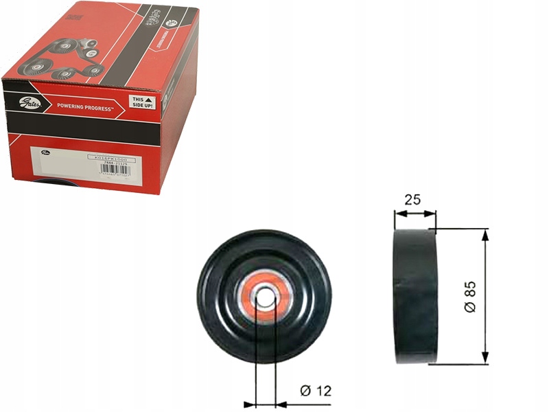 Gates ролик ремень многоручейковый. nissan в Украине