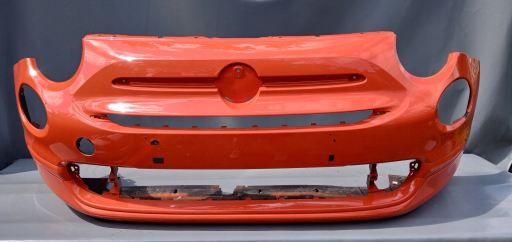 фото №1, Fiat 500 lift 14- бампер перед передний