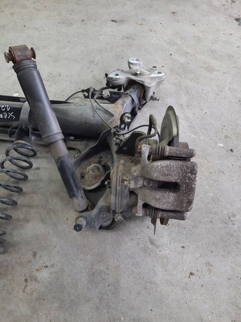 фото №8, Scenic iv балка oś підвіска задні задня el. гальмо комплектна