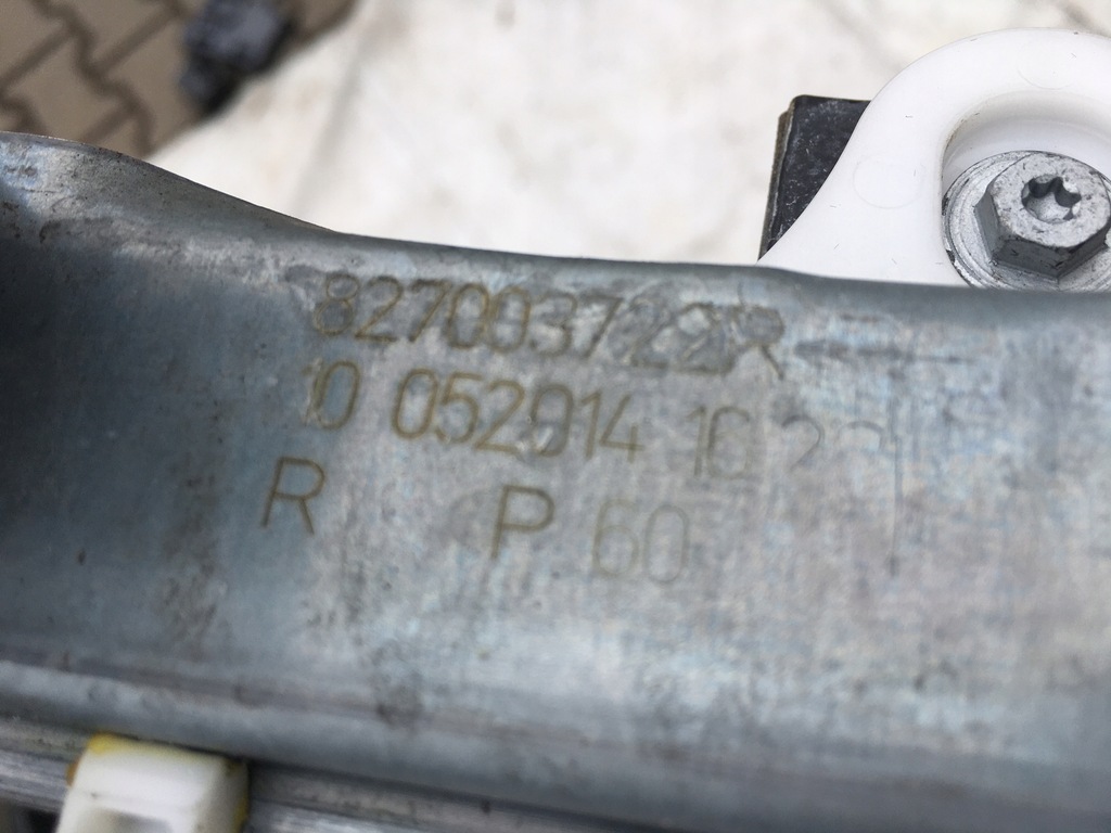 фото №2, Подъемник стекло правый задняя правой задний renault clio iv 827003722r