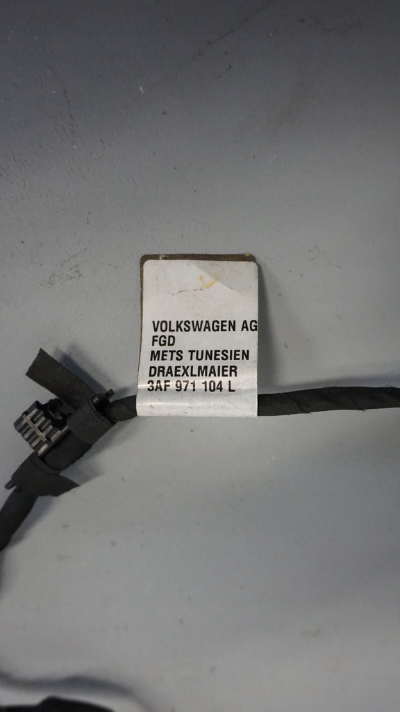 фото №7, Vw passat b7 жгут электропроводка бампера задняя задний 3af971104l