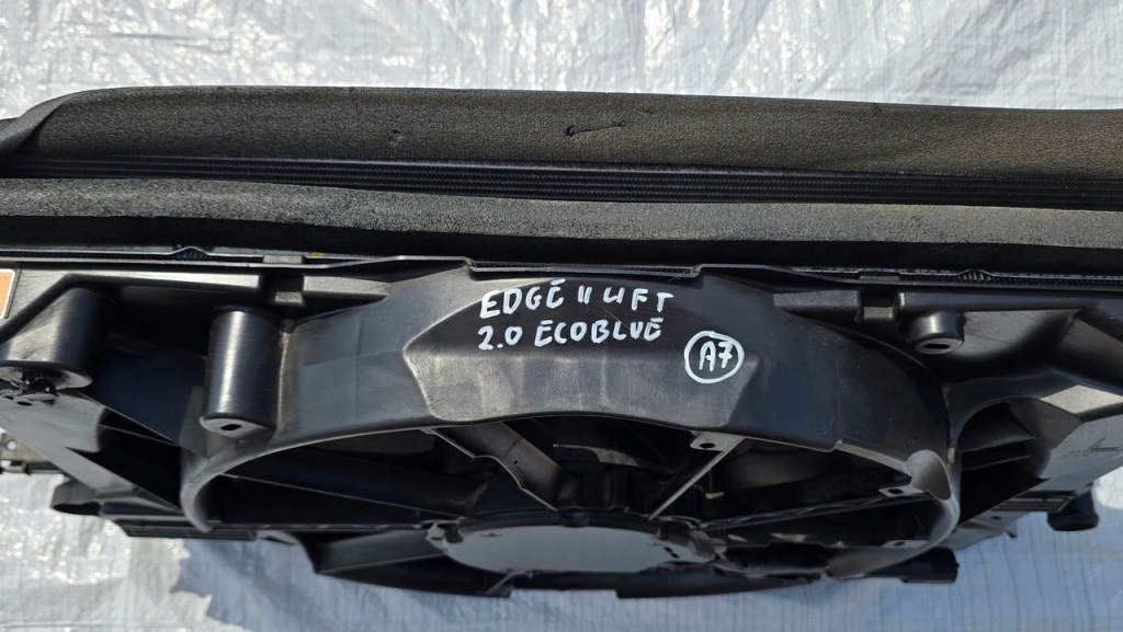 фото №10, Комплект радіатор вентилятор ford edge mk2 2.0 ecoblue lift k2g3-8c607-af qq