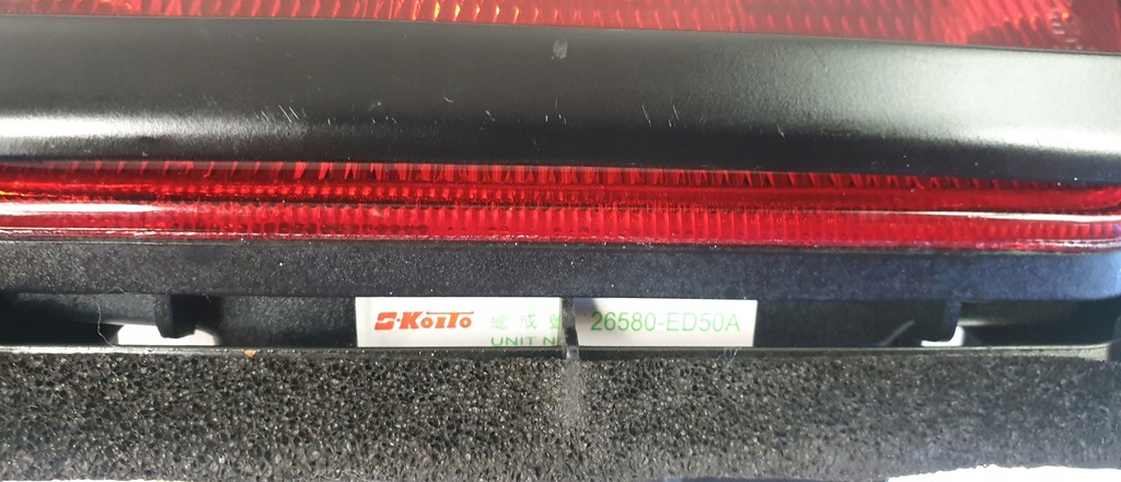 фото №11, Задняя лампа противотуманная стоп nissan leaf ii ze1