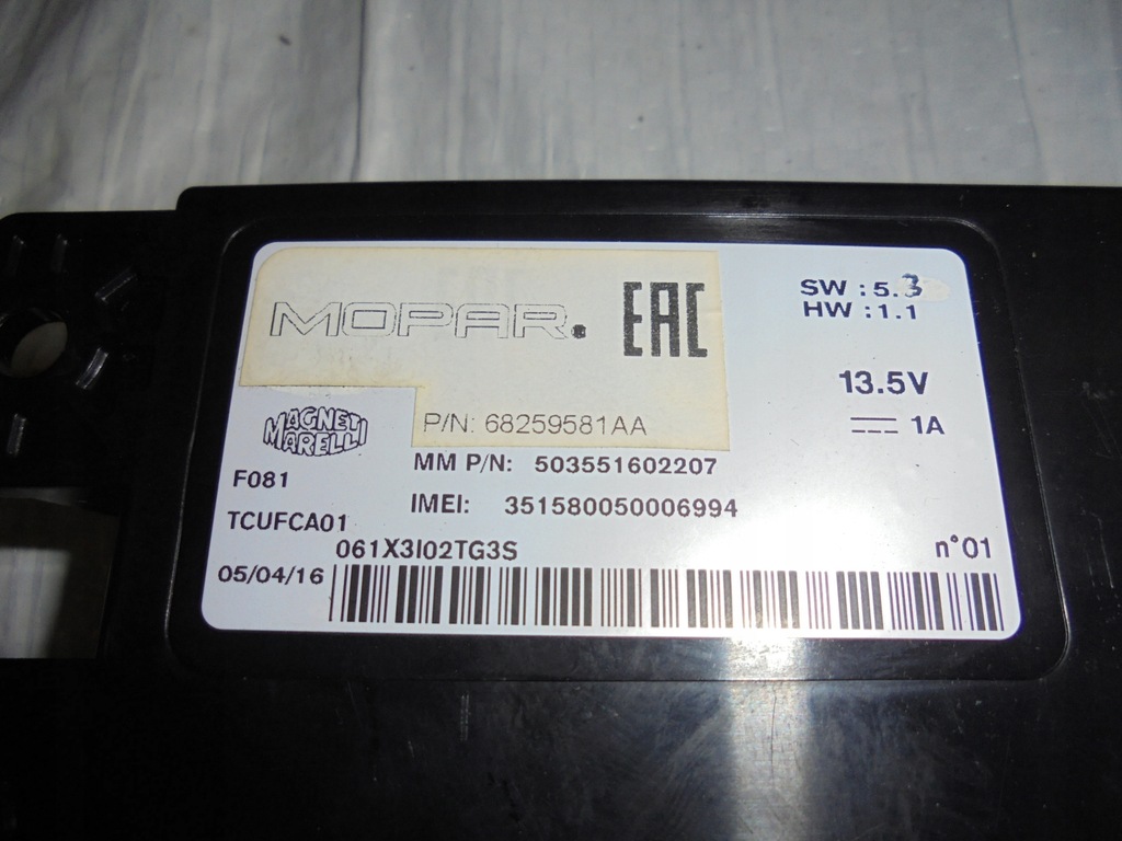 фото №4, Jeep compass 2018r модуль telematics 68259581aa