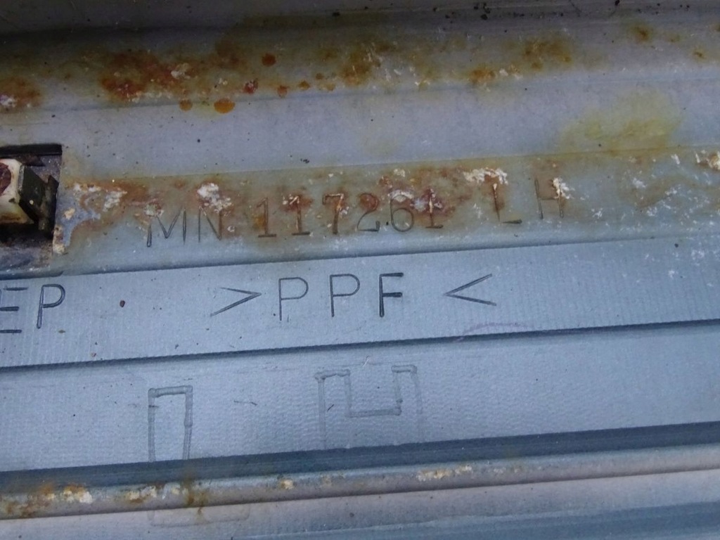 фото №5, Mitsubishi pajero iii lift 03-06 молдинг порог порог подножка левый 5d g70