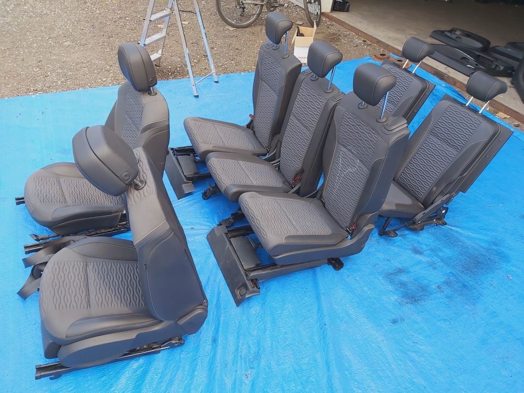 фото №14, Opel-części | zafira c сидіння сидіння заднє сидіння задня 7osób шкіра комплект