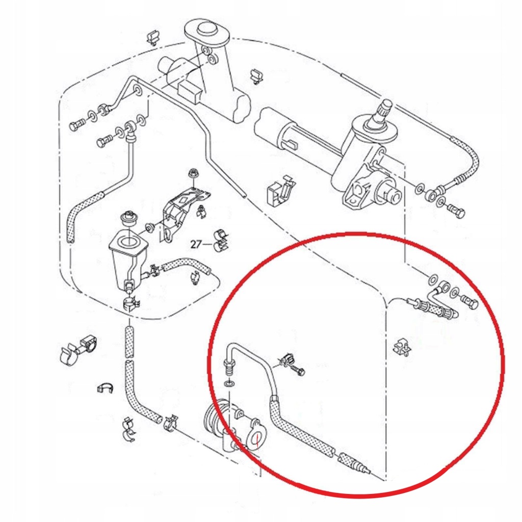 фото №3, Шланг усилителя vw polo lupo seat arosa 1.4