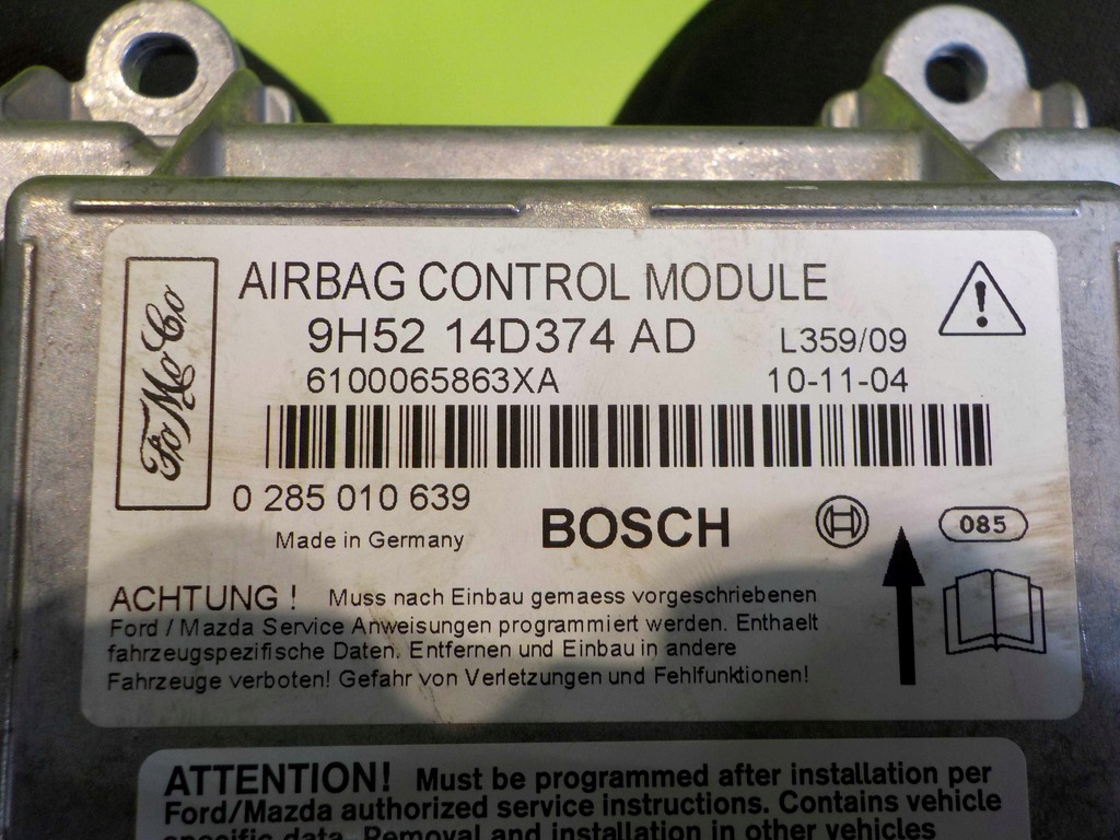 фото №4, Freelander ii 07r датчик модуль подушка безпеки 0285010639