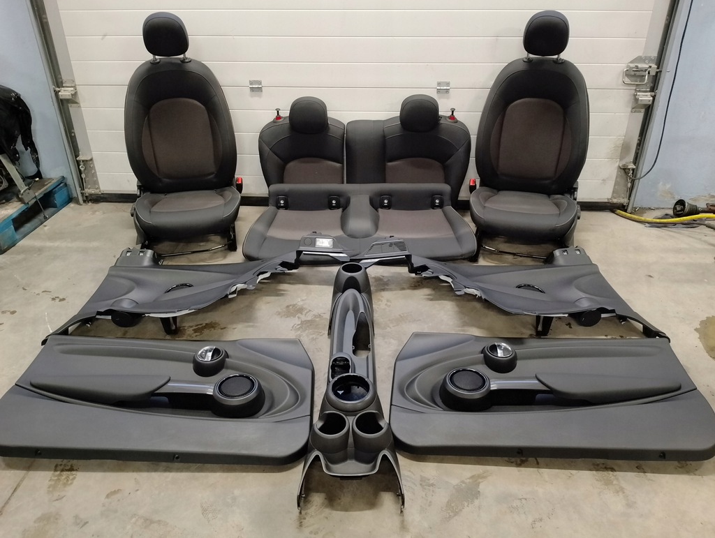 фото №1, Mini cooper f56 сидіння заднє сидіння оббивка тунель середина салон комплект 3d