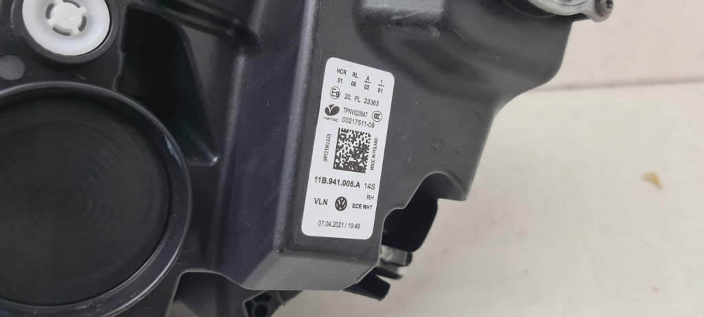 фото №15, Vw id4 id.4 20- лампа перед передняя фара лампы полный eu bdb