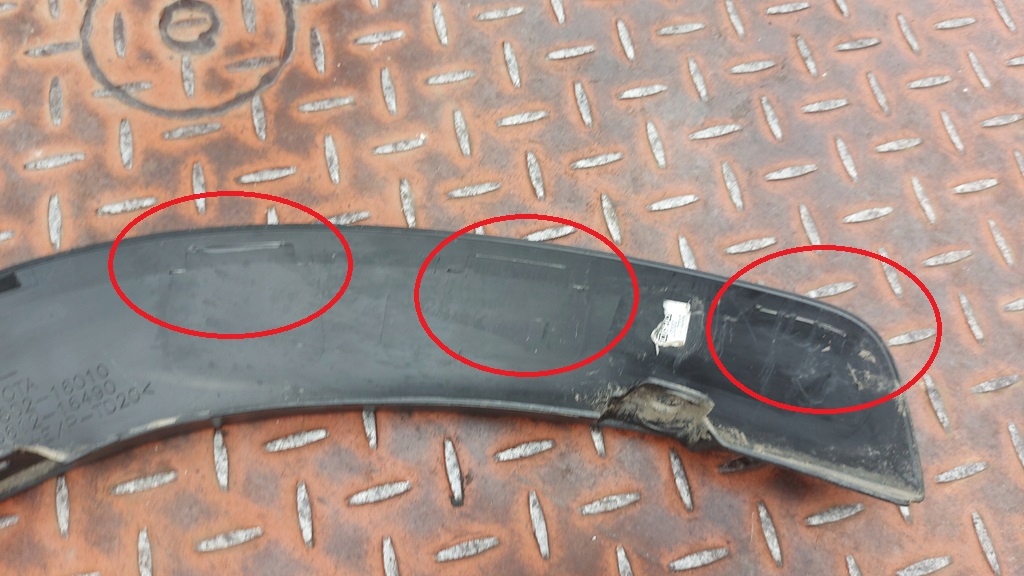 фото №16, Молдинг накладка крыла левая левый перед toyota corolla cross 22-