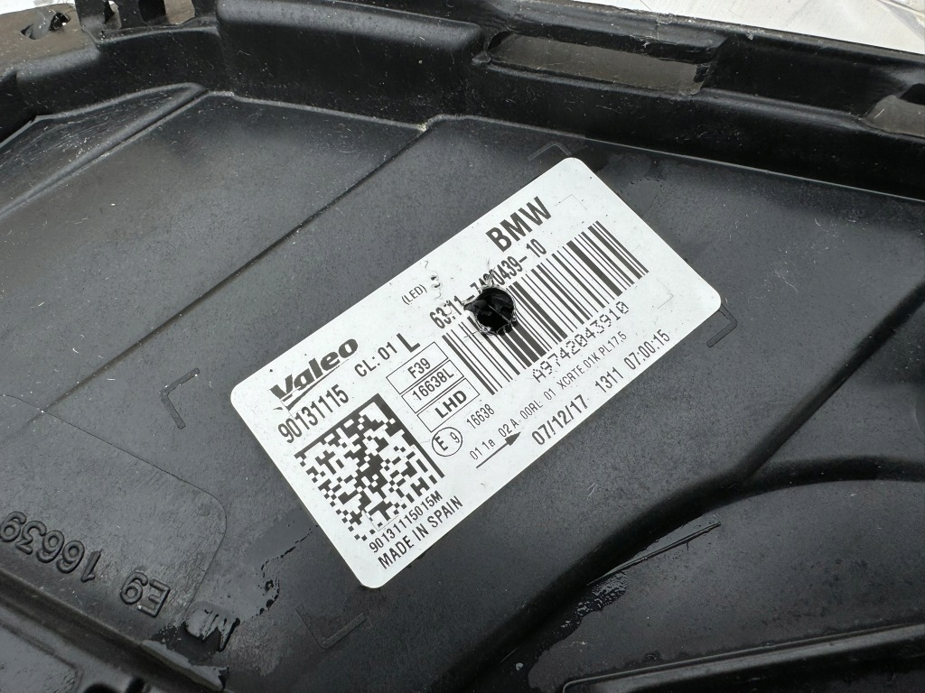 Bmw x2 f39 17r- лампа левая передняя левый перед a9742043910 с Разборки