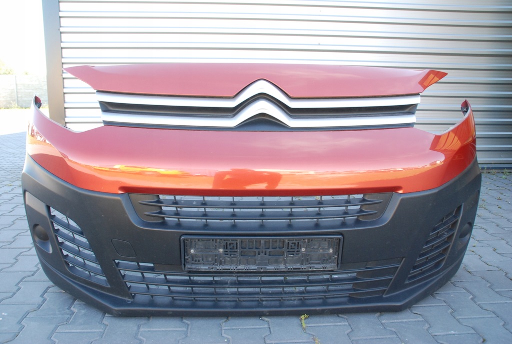 фото №1, Citroen jumpy iii бампер передний решётка радиатора 2018 идеальное состояние