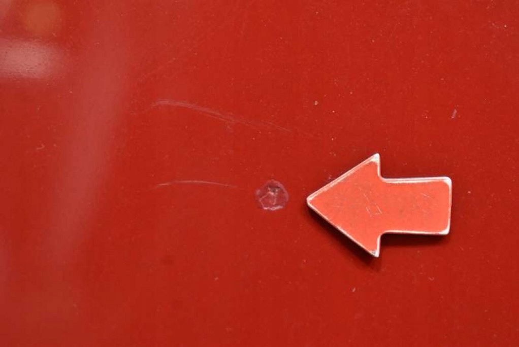 фото №6, Капот крышка двигателя czerwona mitsubishi colt 6 vi z30 02-09