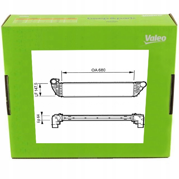 Купить Valeo 817828 радиатор воздуха наддувочный