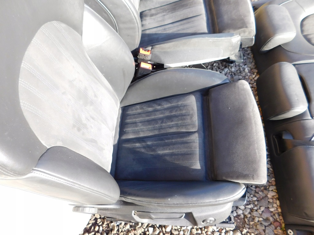 фото №7, Audi a6 c7 sedan сидіння заднє сидіння alcantara підігрів сидіння лівий права спинка