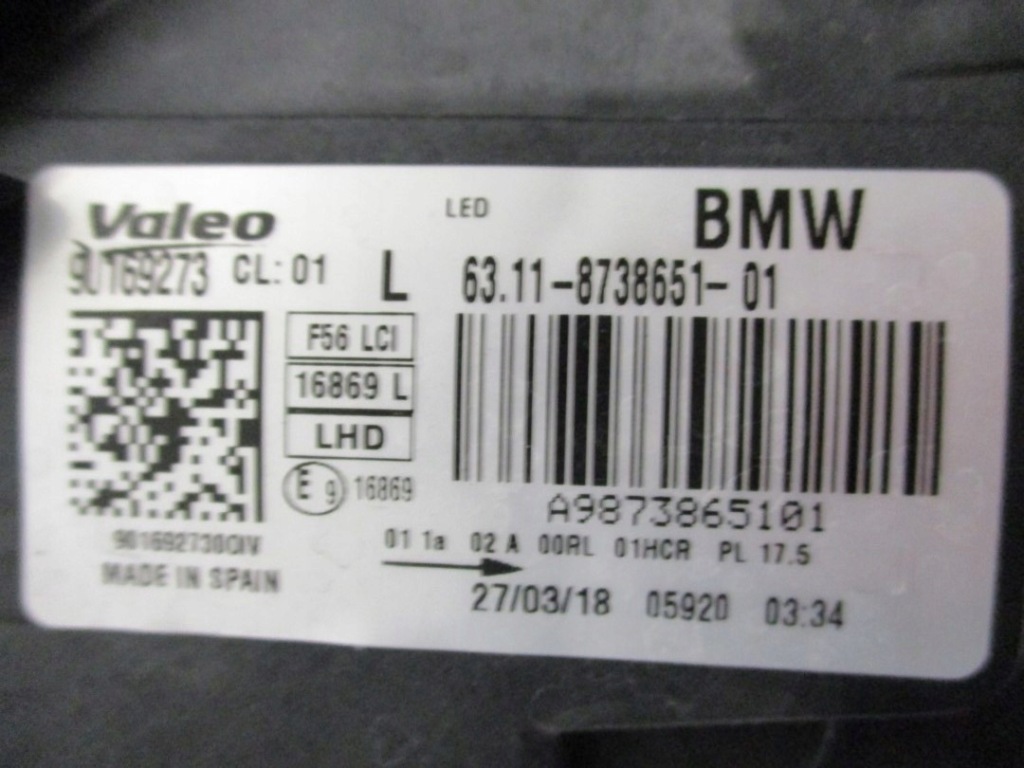 фото №6, Лампа лампи full led mini f55 f56 8738652 8738651