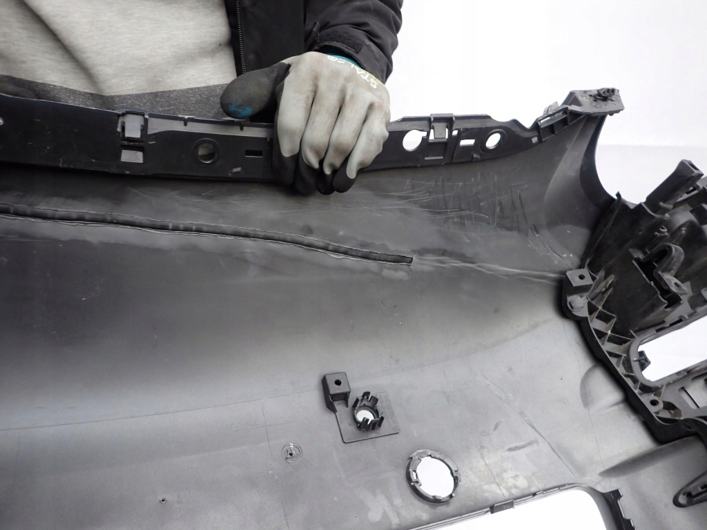 фото №16, Porsche panamera i 1 970 lift 09- бампер перед передний pdc spr