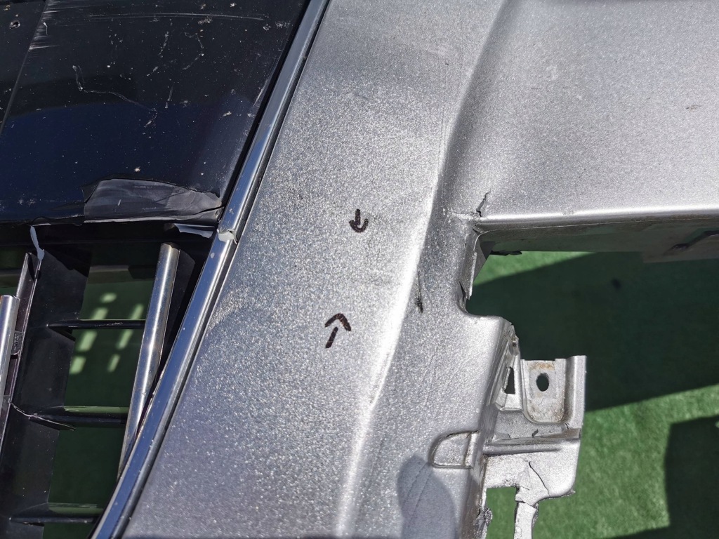 фото №8, Audi q7 4l lift 09- бампер перед передній 4l0807437h 4l0807061d