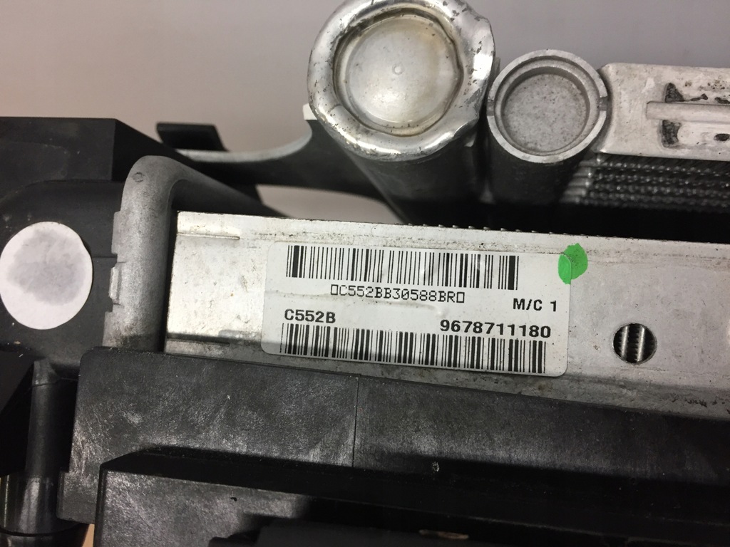 фото №6, Citroen ds7 1.6 гибрид радиатор радиатор вентилятор