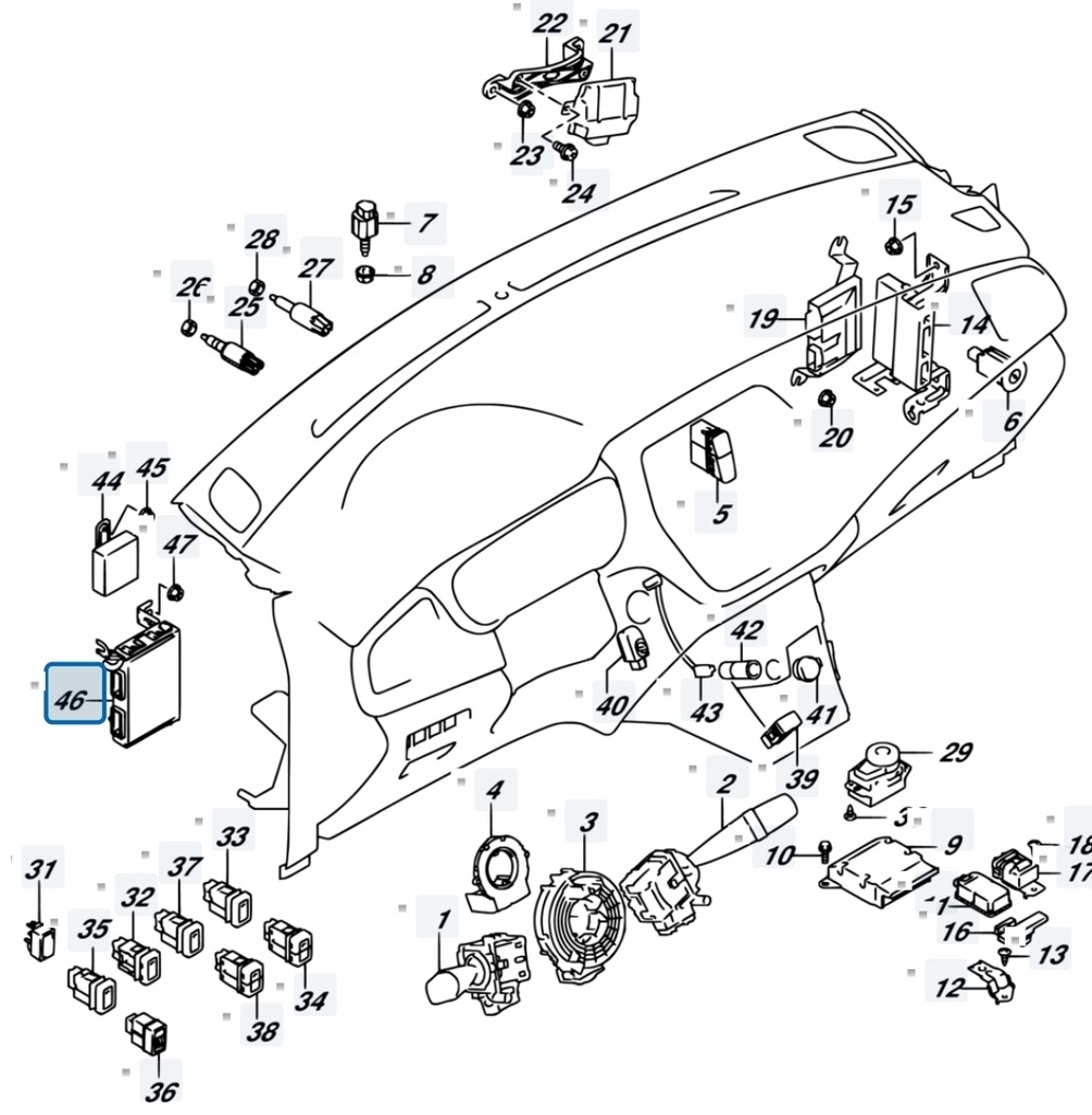 фото №10, Suzuki sx4 s-cross 18r lift 1.4t блок керування модуль комфорту
