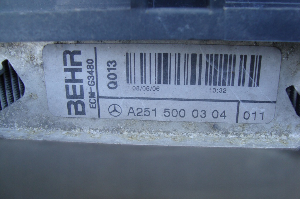 фото №9, Pas радиатор усилитель балка mercedes w251 r klasa 3,0cdi