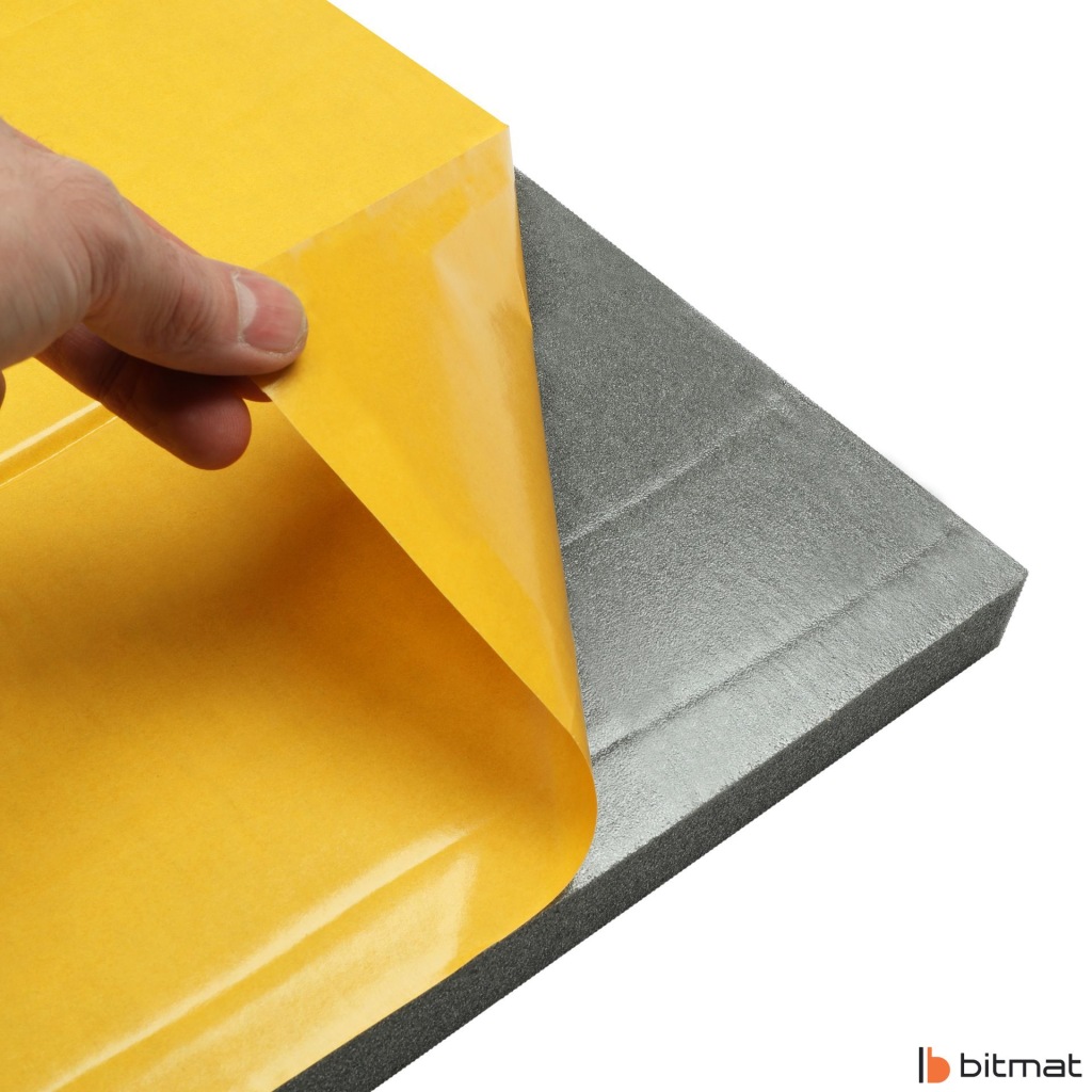 Купить Мат пена шумоизоляционная акустическая с klejem 30mm камера двигателя maszyna