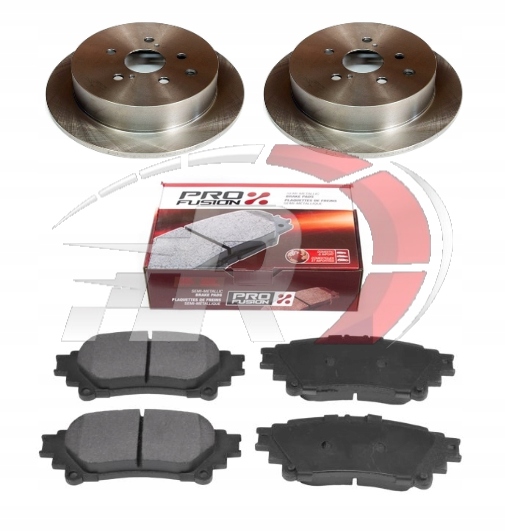 фото №1, Toyota highlander 2014-2019 тормозные диски + тормозные колодки тормозные задняя