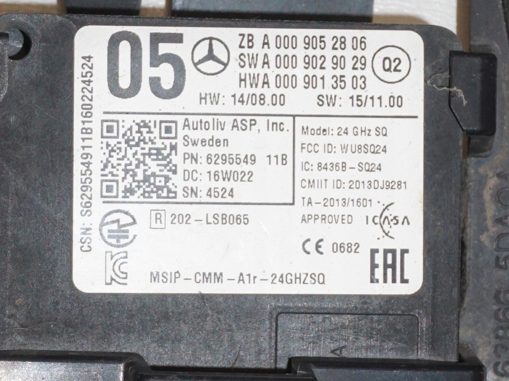 фото №6, Модуль мертвого pola радар датчик distronic infiniti q30 qx30