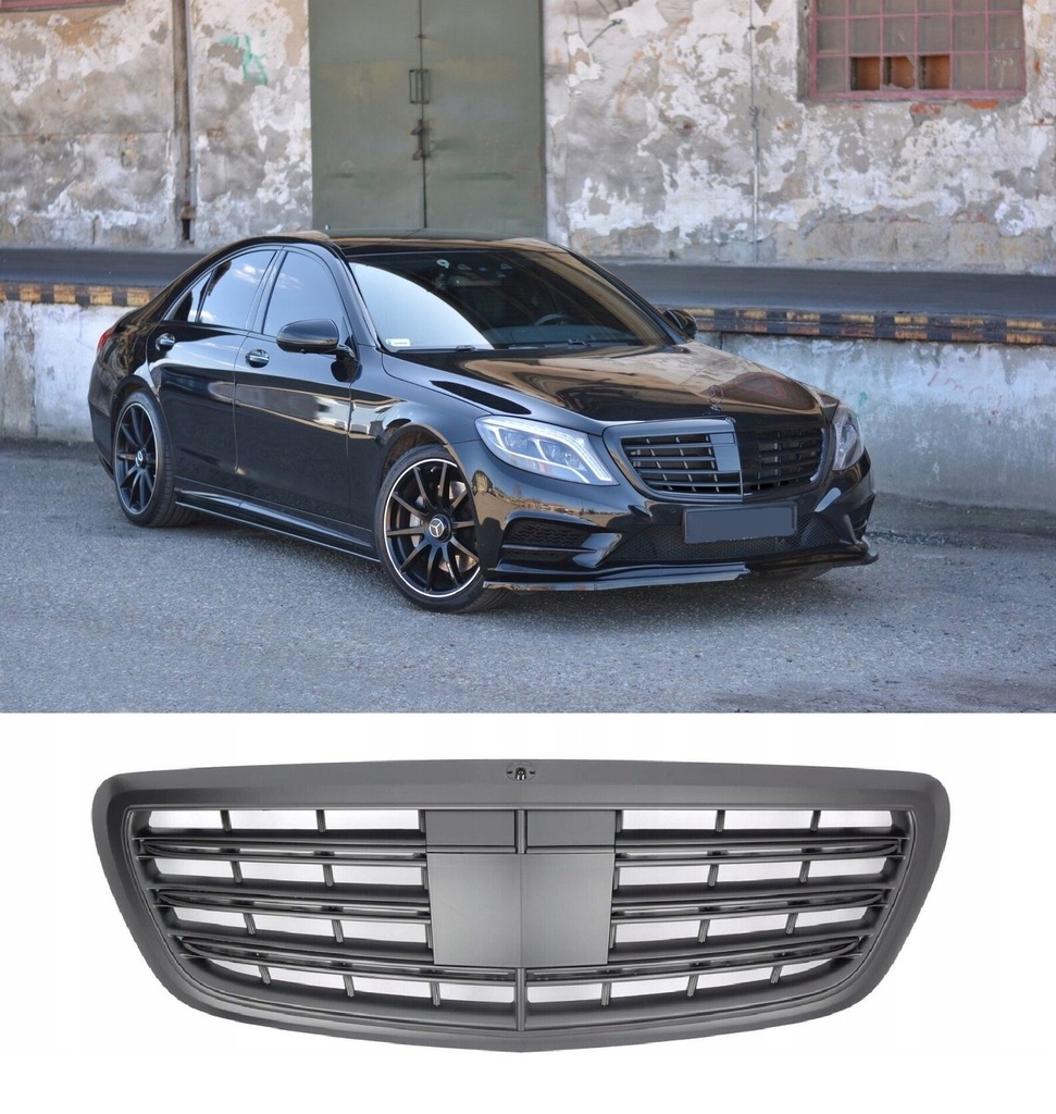 фото №1, Решітка радіатора решітка радіатора mercedes s-klasa w222 чорний mat новий