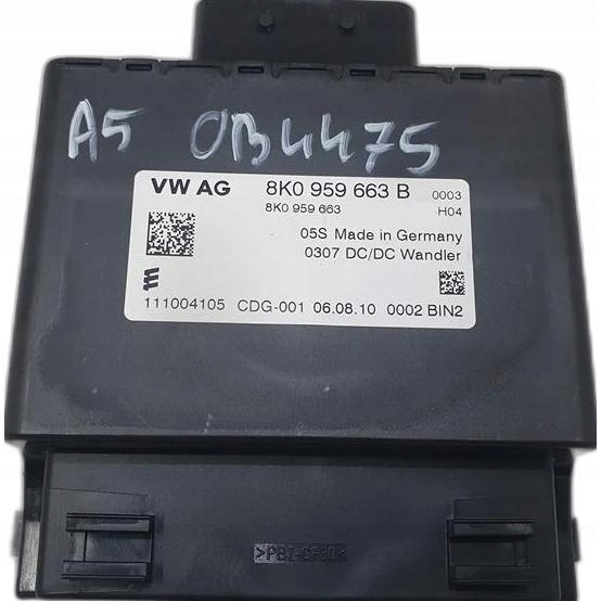 фото №1, Модуль стабілізатор напруги audi a5 8k0959663b
