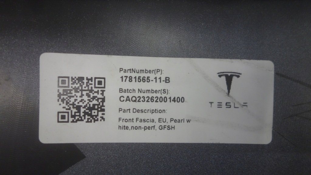 Tesla model 3 2023- бампер передний highland 1781565-11-b Недорого