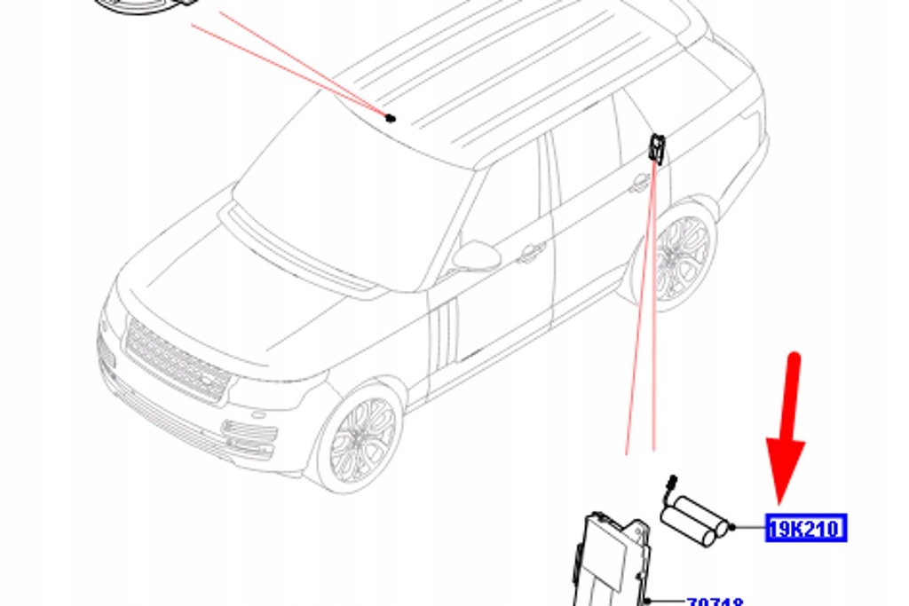 фото №8, Jaguar f-pace x761 молдинг крыла передний lewego t4a13121 nowa