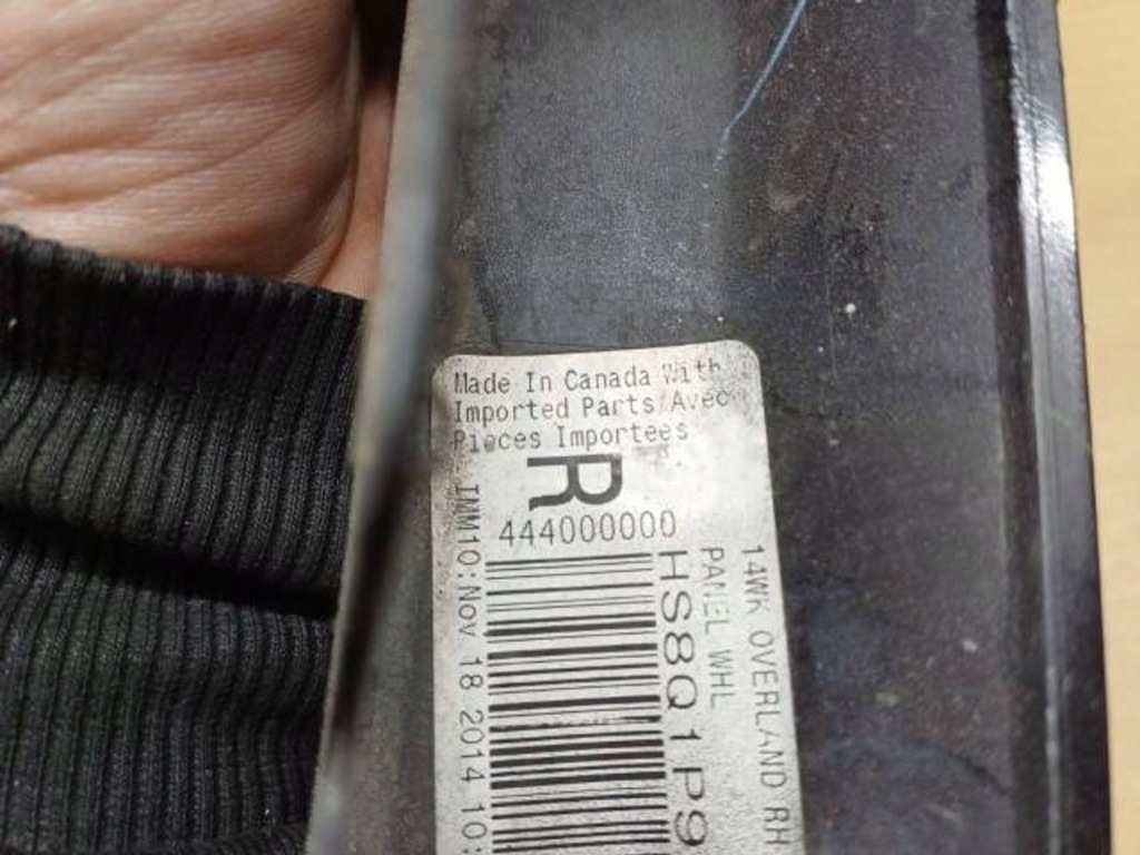 фото №11, M29 jeep grand cherokee wk2 молдинг крыла правый задняя 444000000