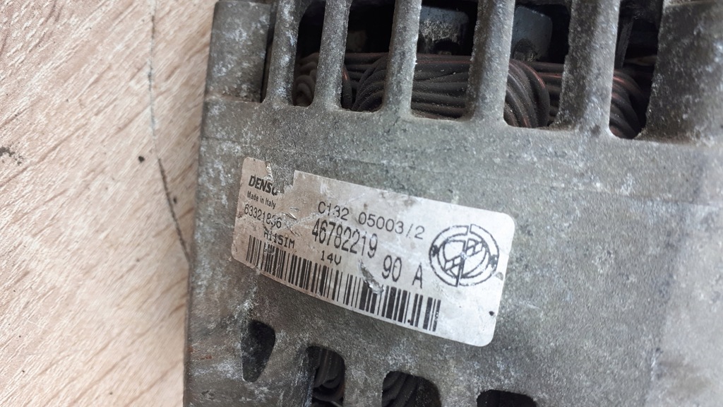 фото №3, Alfa romeo 156 бензин 97- генератор 63321836 denso