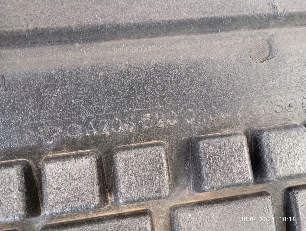 фото №8, Защита плита pod бампер mercedes c-klasa w206 a2065200200