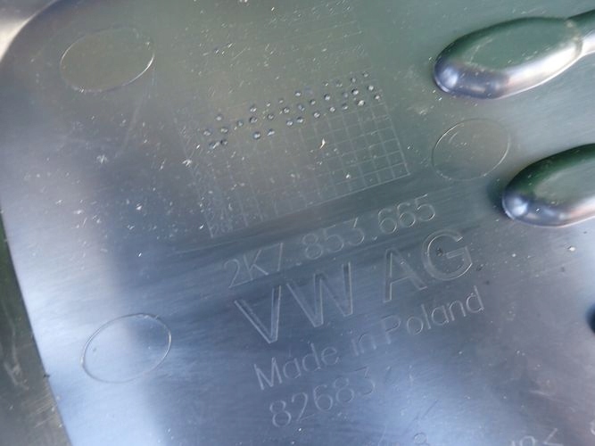 Vw caddy 21- решётка бампера правая левая комплект  2k7 с Разборки